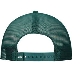 New Era New York Jets Distressed 9FIFTY A-Frame Snapback Hat White/Green