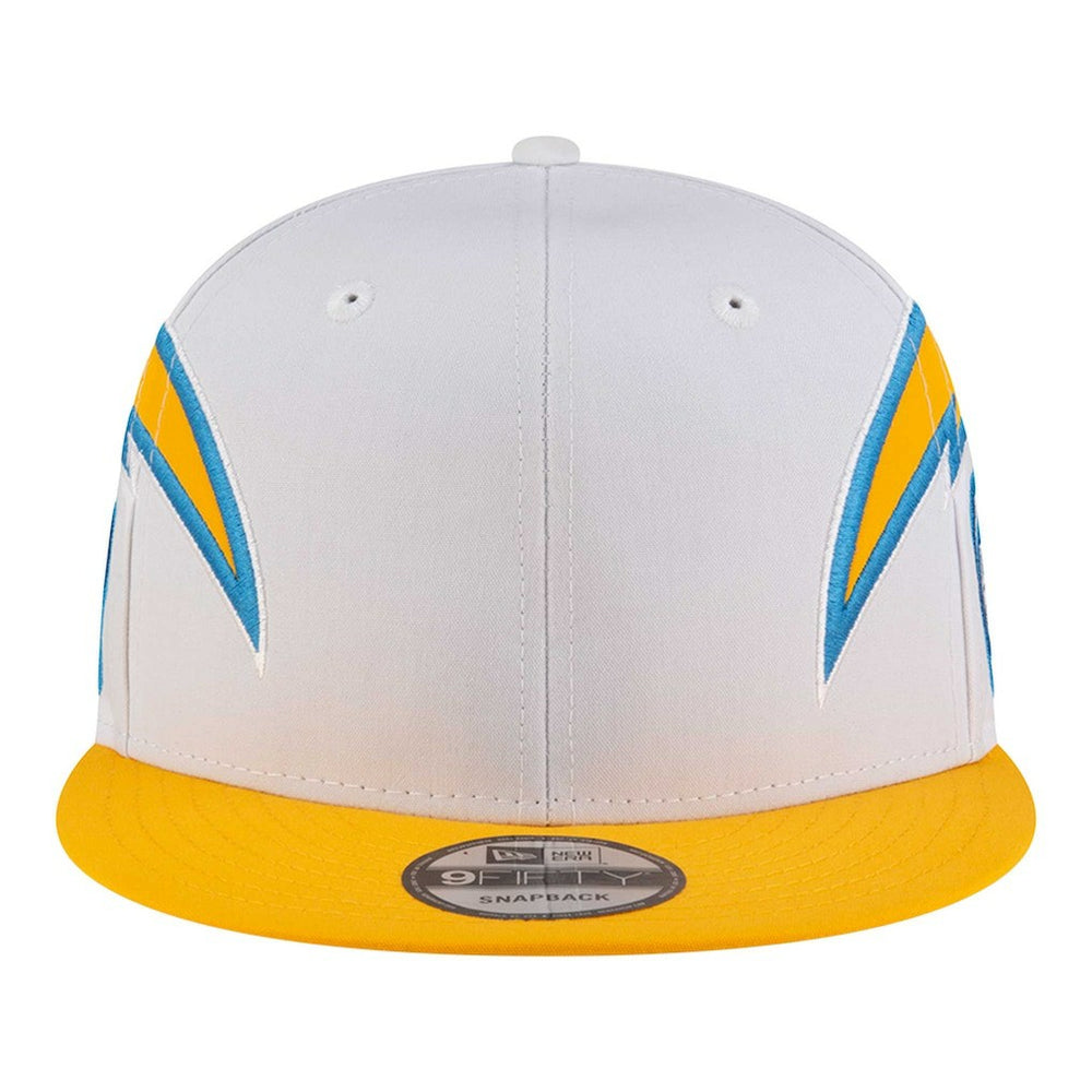 Los Angeles Chargers New Era Helmet 9FIFTY Snapback Hat White