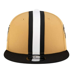 New Orleans Saints New Era Helmet 9FIFTY Snapback Hat Gold