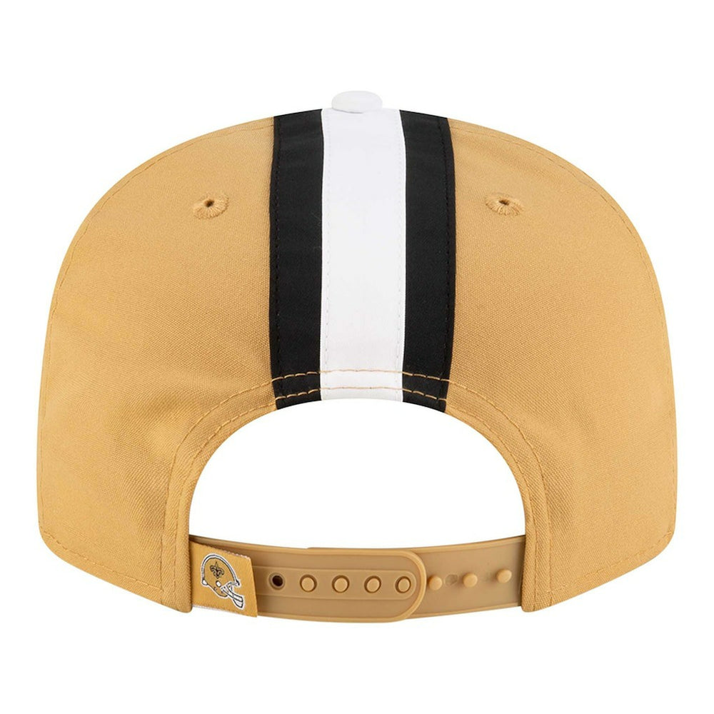 New Orleans Saints New Era Helmet 9FIFTY Snapback Hat Gold