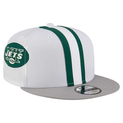 New York Jets New Era Throwback Helmet 9FIFTY Snapback Hat White