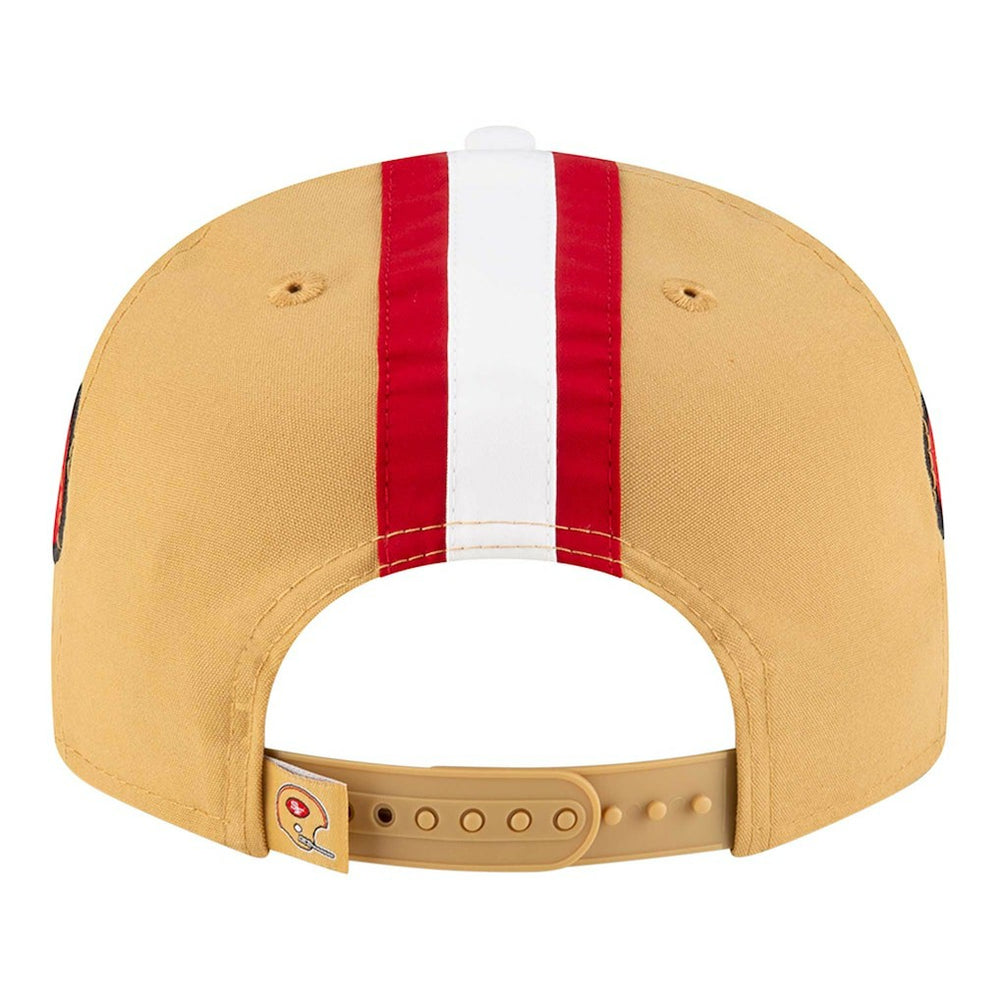 San Francisco 49ers New Era Throwback Helmet 9FIFTY Snapback Hat Gold