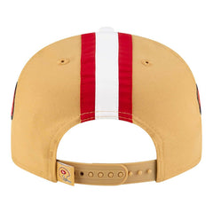 San Francisco 49ers New Era Throwback Helmet 9FIFTY Snapback Hat Gold