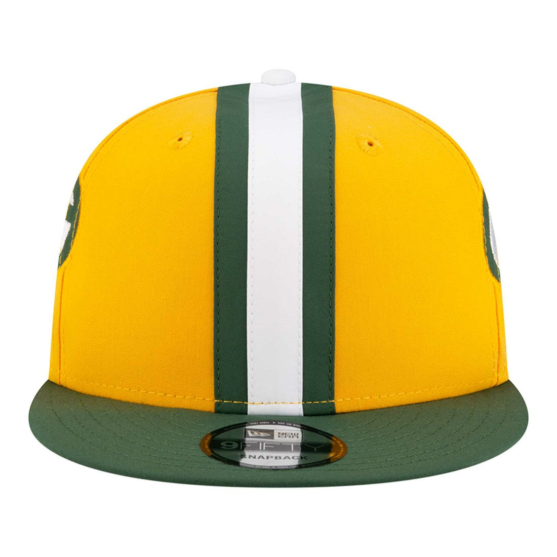 Green Bay Packers New Era Helmet 9FIFTY Snapback Hat Gold