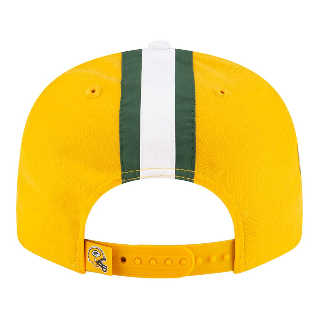 Green Bay Packers New Era Helmet 9FIFTY Snapback Hat Gold