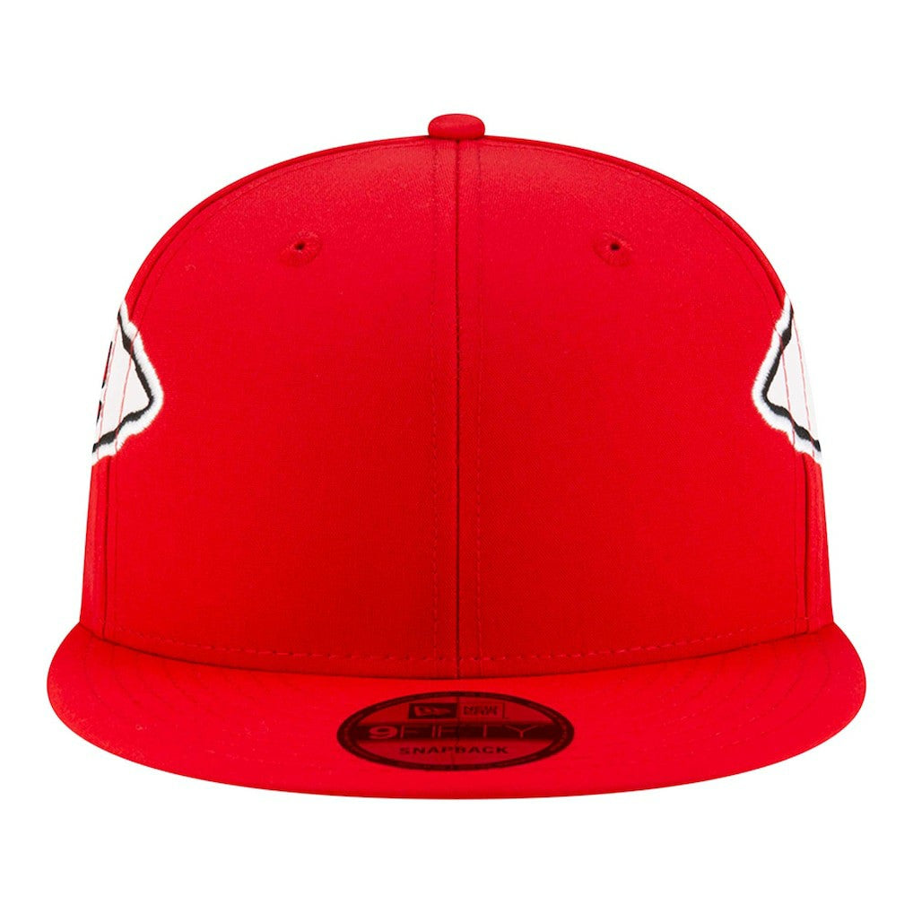 Kansas City Chiefs New Era Helmet 9FIFTY Snapback Hat Red