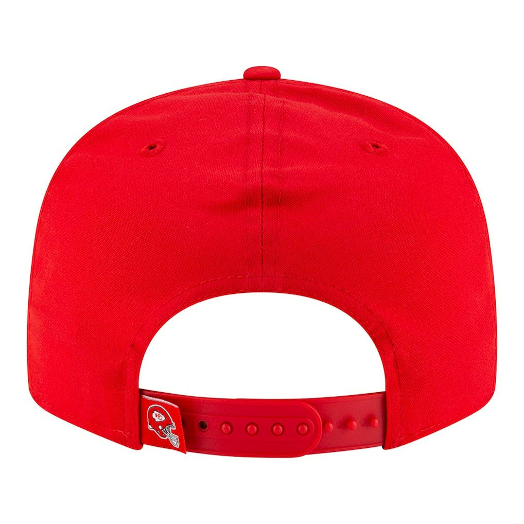 Kansas City Chiefs New Era Helmet 9FIFTY Snapback Hat Red