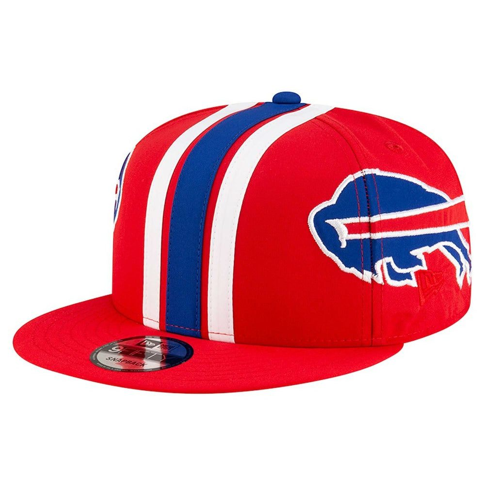 Buffalo Bills New Era Throwback Helmet 9FIFTY Snapback Hat Red