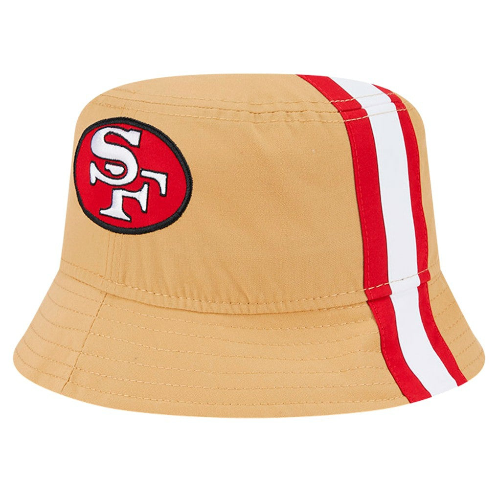 San Francisco 49ers New Era Helmet Bucket Hat Gold