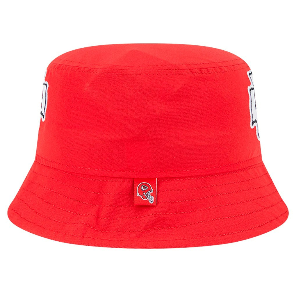Kansas City Chiefs New Era Helmet Bucket Hat Red