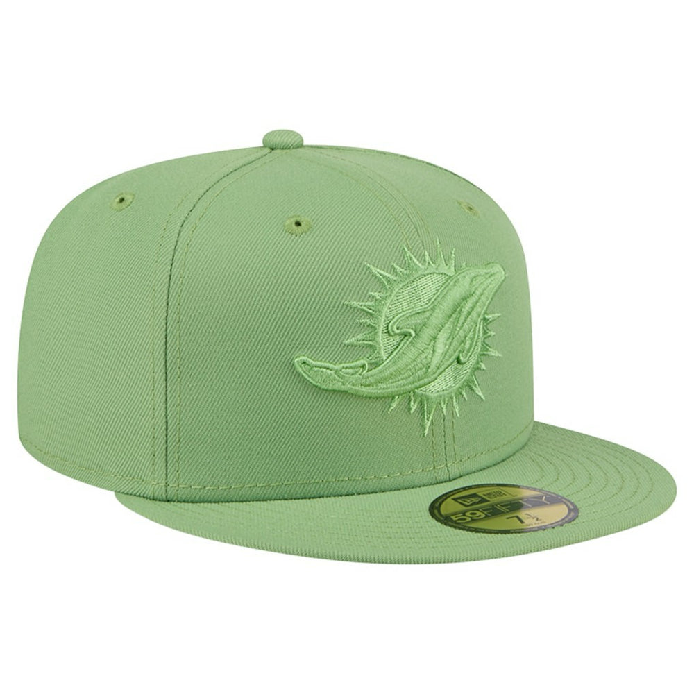 Miami Dolphins New Era Color Pack 59FIFTY Fitted Hat Green