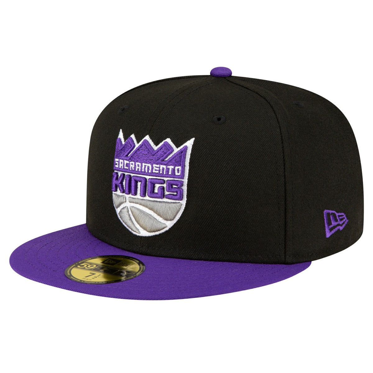 Sacramento Kings 2-Tone 59FIFTY Fitted Hat Black/Purple | New Era US