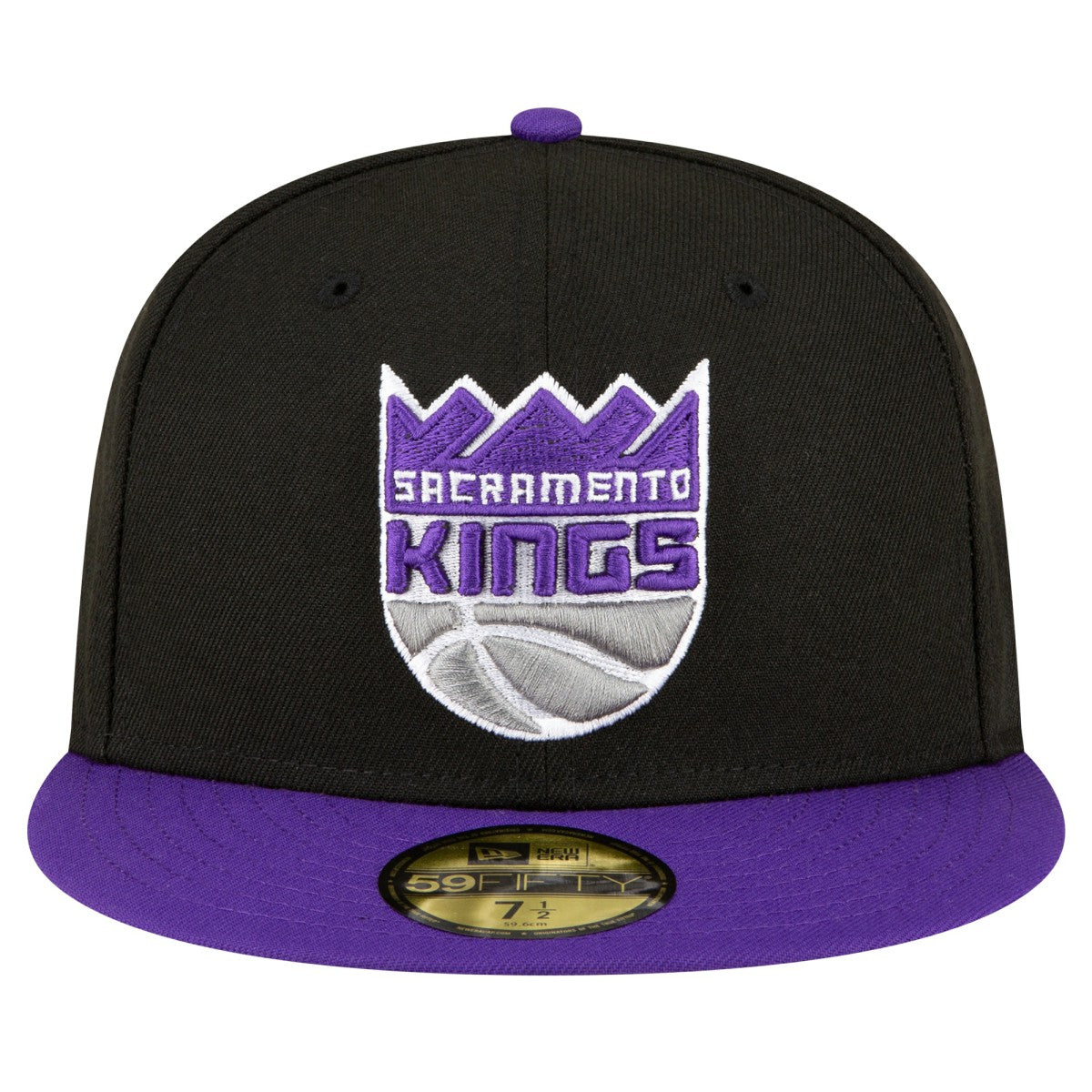 Sacramento Kings 2-Tone 59FIFTY Fitted Hat Black/Purple | New Era US
