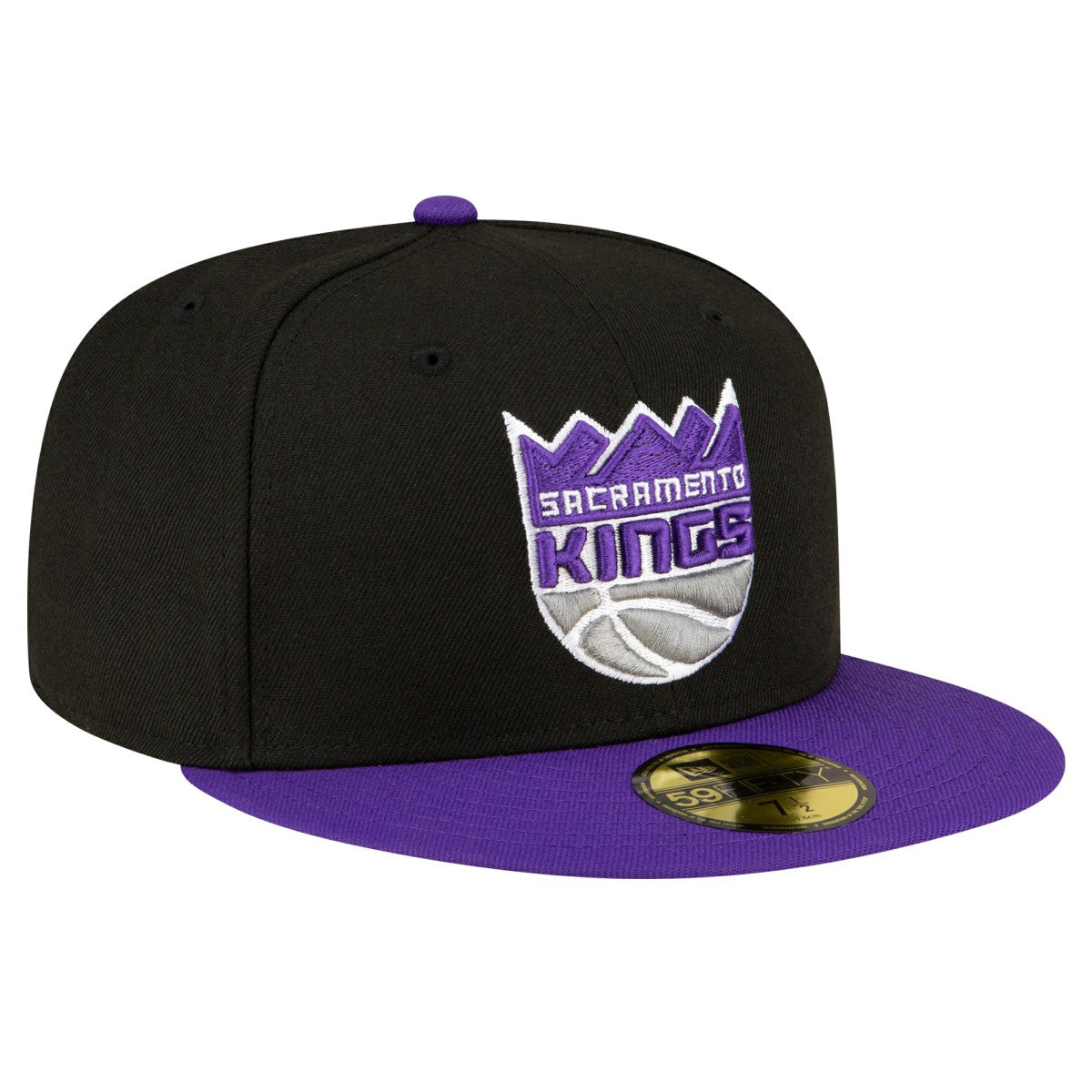 Sacramento Kings 2-Tone 59FIFTY Fitted Hat Black/Purple | New Era US