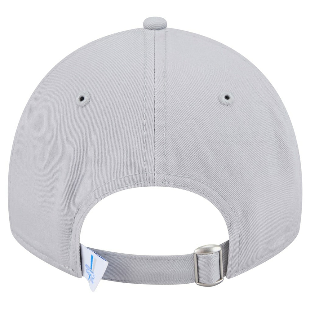 Detroit Lions New Era Women's Throwback Main Core Classic 2.0 9TWENTY Adjustable Hat Silver