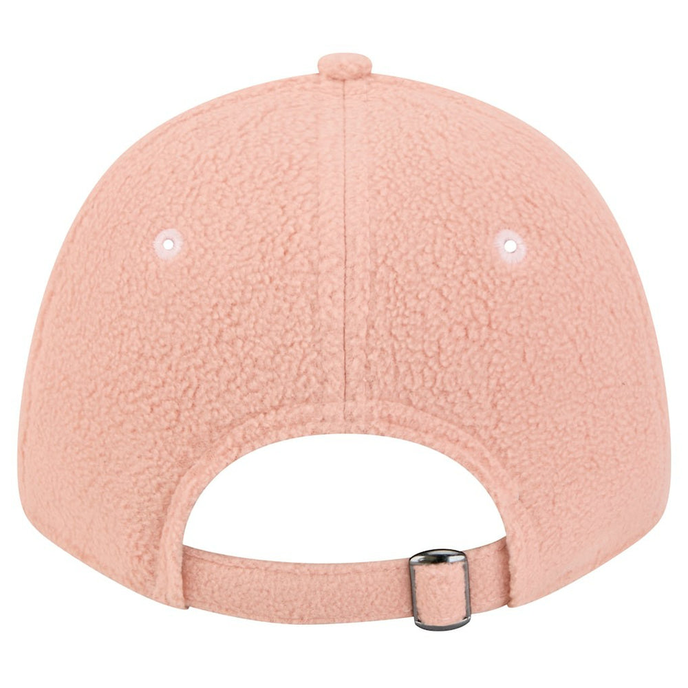 Miami Dolphins New Era Women's Cozy Sherpa 9FORTY Adjustable Hat Light Pink