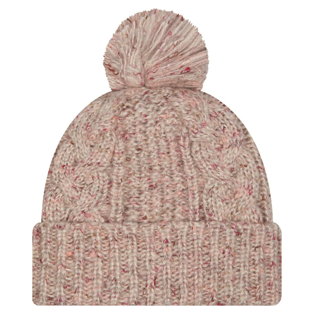 New York Jets New Era Women's Trendy Tone Cuffed Knit Hat with Pom Stone