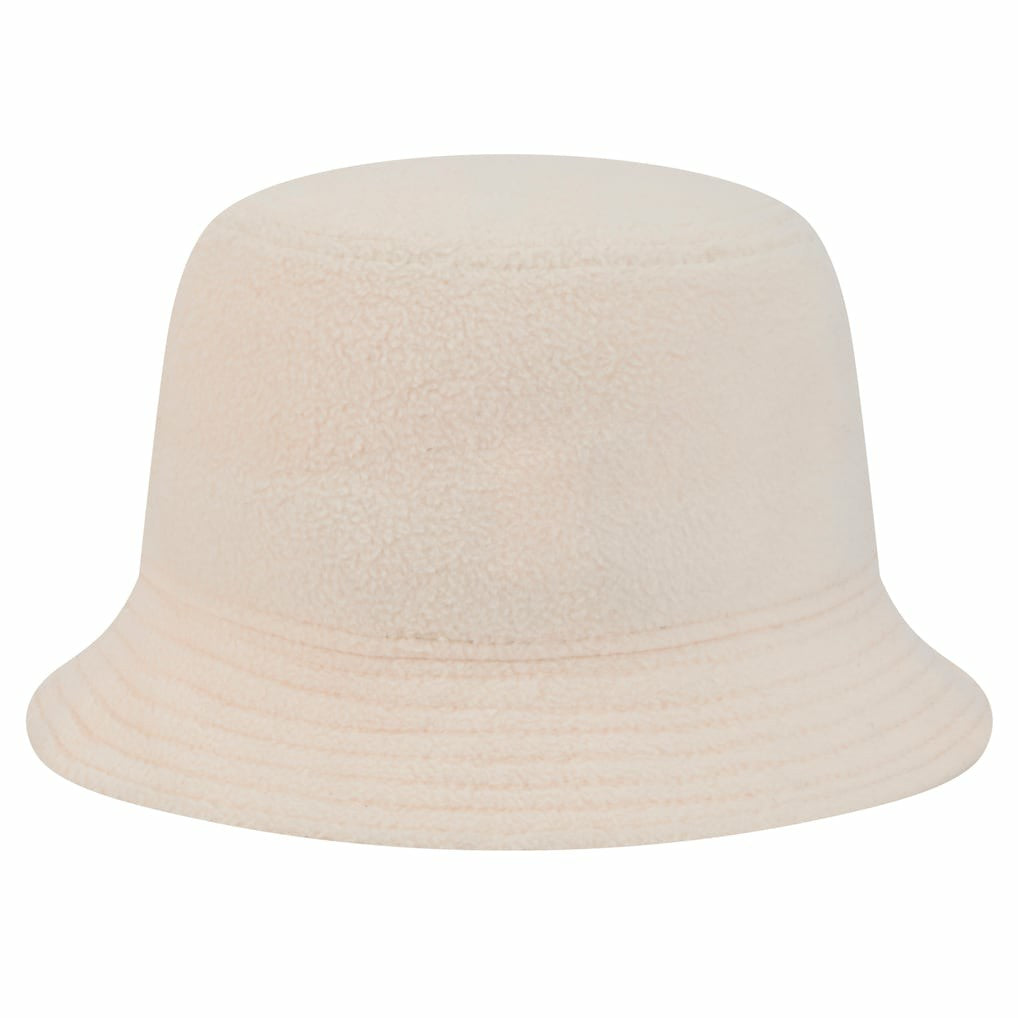 Miami Dolphins New Era Women's Cozy Sherpa Bucket Hat Cream