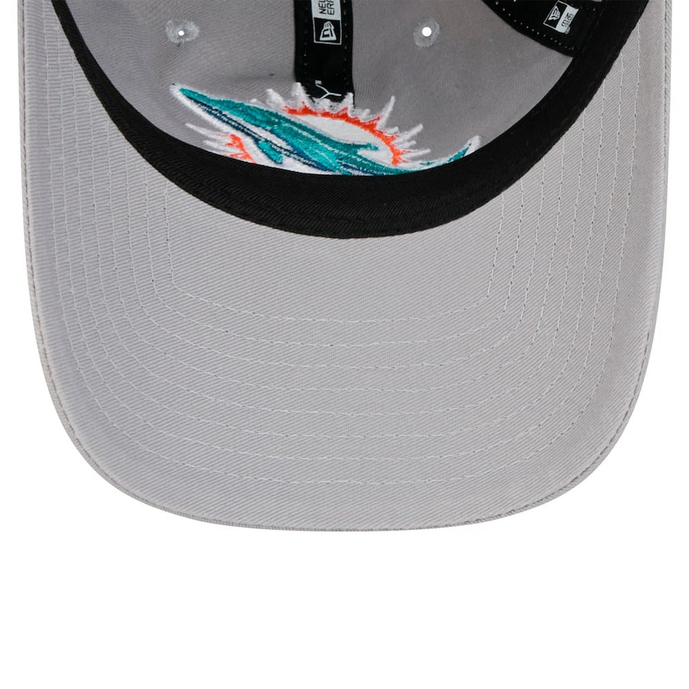 Miami Dolphins New Era Women's Main 9TWENTY Adjustable Hat Gray