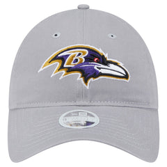 Baltimore Ravens New Era Women's Main 9TWENTY Adjustable Hat Gray
