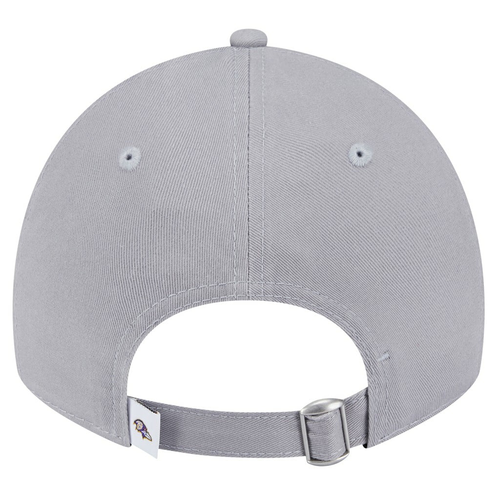 Baltimore Ravens New Era Women's Main 9TWENTY Adjustable Hat Gray