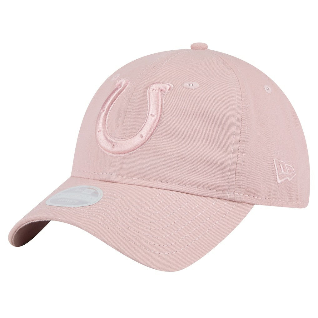 Indianapolis Colts New Era Women's Main 9TWENTY Adjustable Hat Light Pink