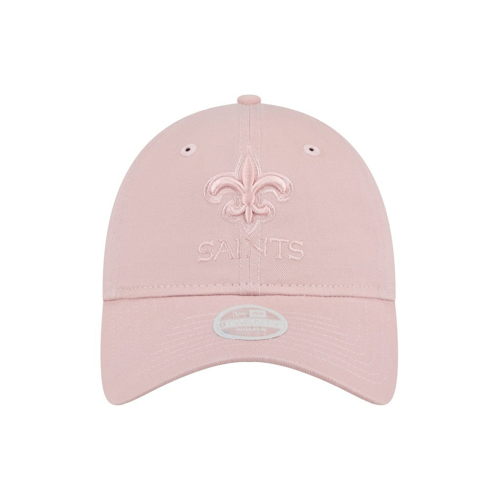 New Orleans Saints New Era Women's Main 9TWENTY Adjustable Hat Main 9TWENTY Adjustable Hat Light Pink