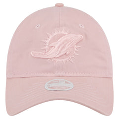 Miami Dolphins New Era Women's Main 9TWENTY Adjustable Hat Light Pink