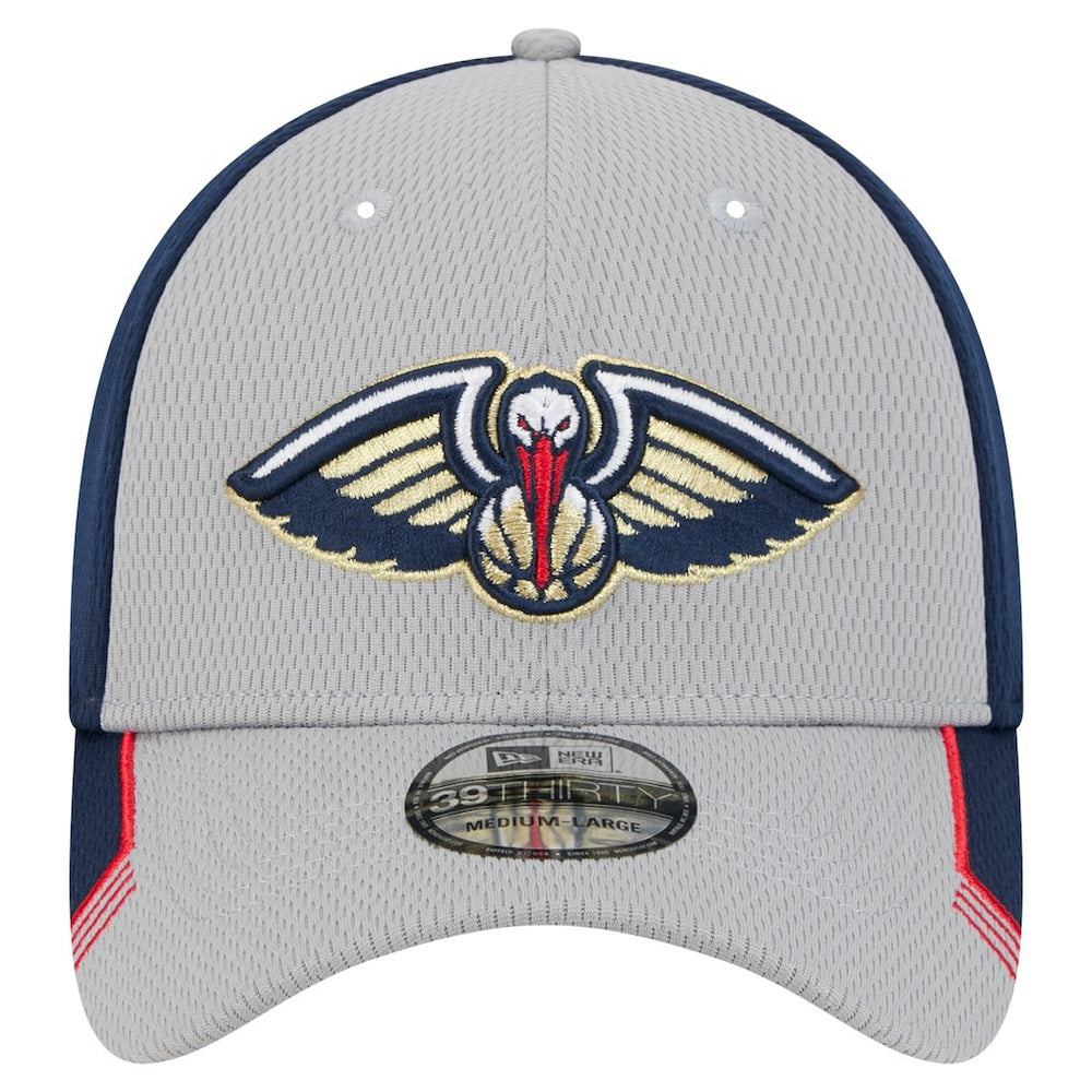 New Orleans Pelicans Active Trim 39THIRTY Flex Hat Gray/Navy | New Era