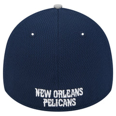 New Orleans Pelicans Active Trim 39THIRTY Flex Hat Gray/Navy | New Era