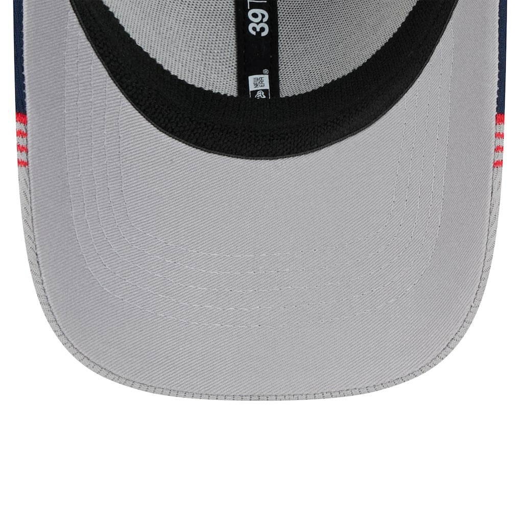 New Orleans Pelicans Active Trim 39THIRTY Flex Hat Gray/Navy | New Era