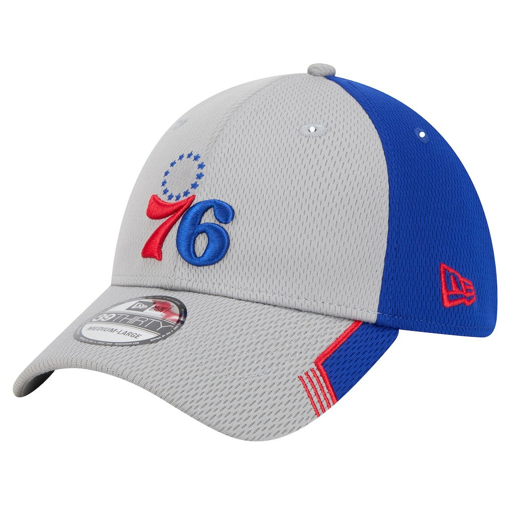 Philadelphia 76ers Active Trim 39THIRTY Flex Hat Gray/Royal | New Era outlet
