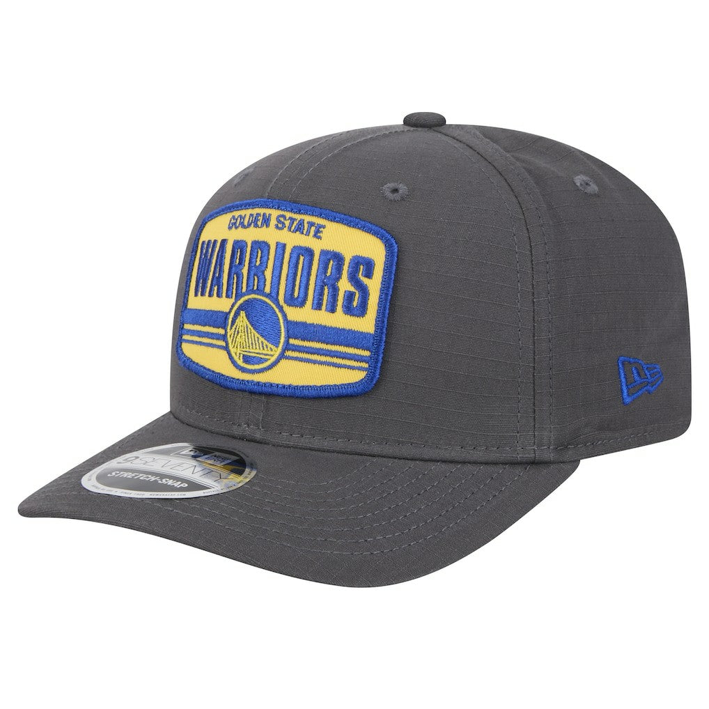 Golden State Warriors Team Elevated Patch 9SEVENTY Adjustable Hat for sale Graphite | New Era