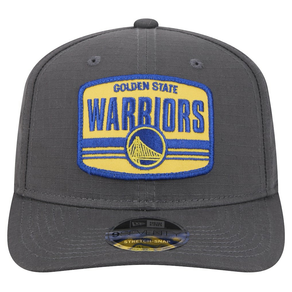 Golden State Warriors Team Elevated Patch 9SEVENTY Adjustable Hat for sale Graphite | New Era