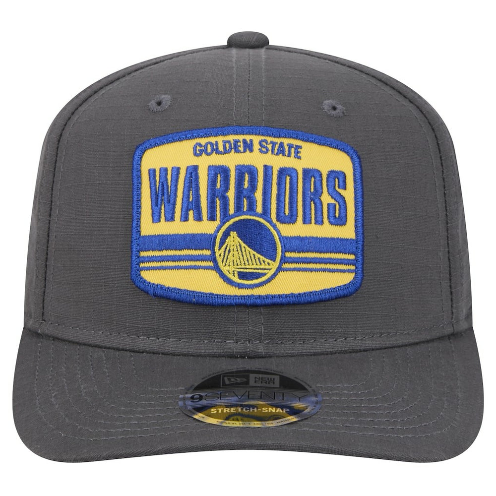 Golden State Warriors Team Elevated Patch 9SEVENTY Adjustable Hat for sale Graphite | New Era
