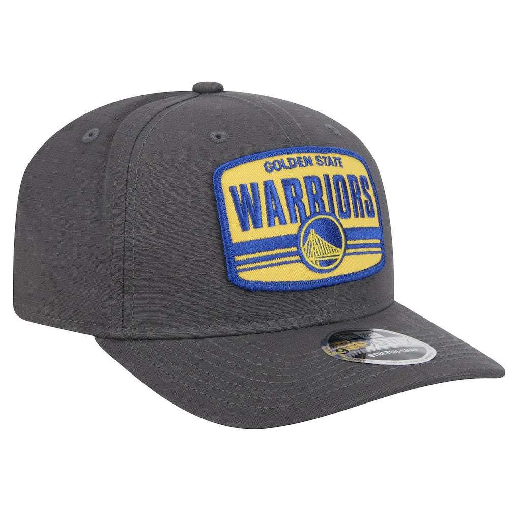 Golden State Warriors Team Elevated Patch 9SEVENTY Adjustable Hat for sale Graphite | New Era