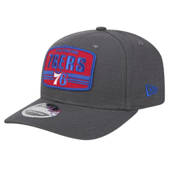 Philadelphia 76ers Team Elevated Patch 9SEVENTY Adjustable Hat Graphite | New Era Lifestyle