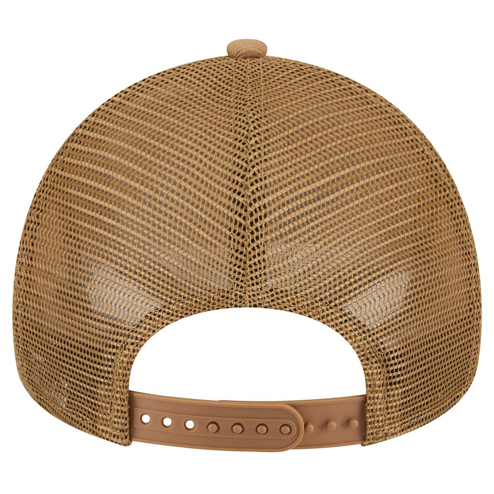 Philadelphia 76ers 9FORTY A-Frame Trucker Adjustable Hat Tan | New Era