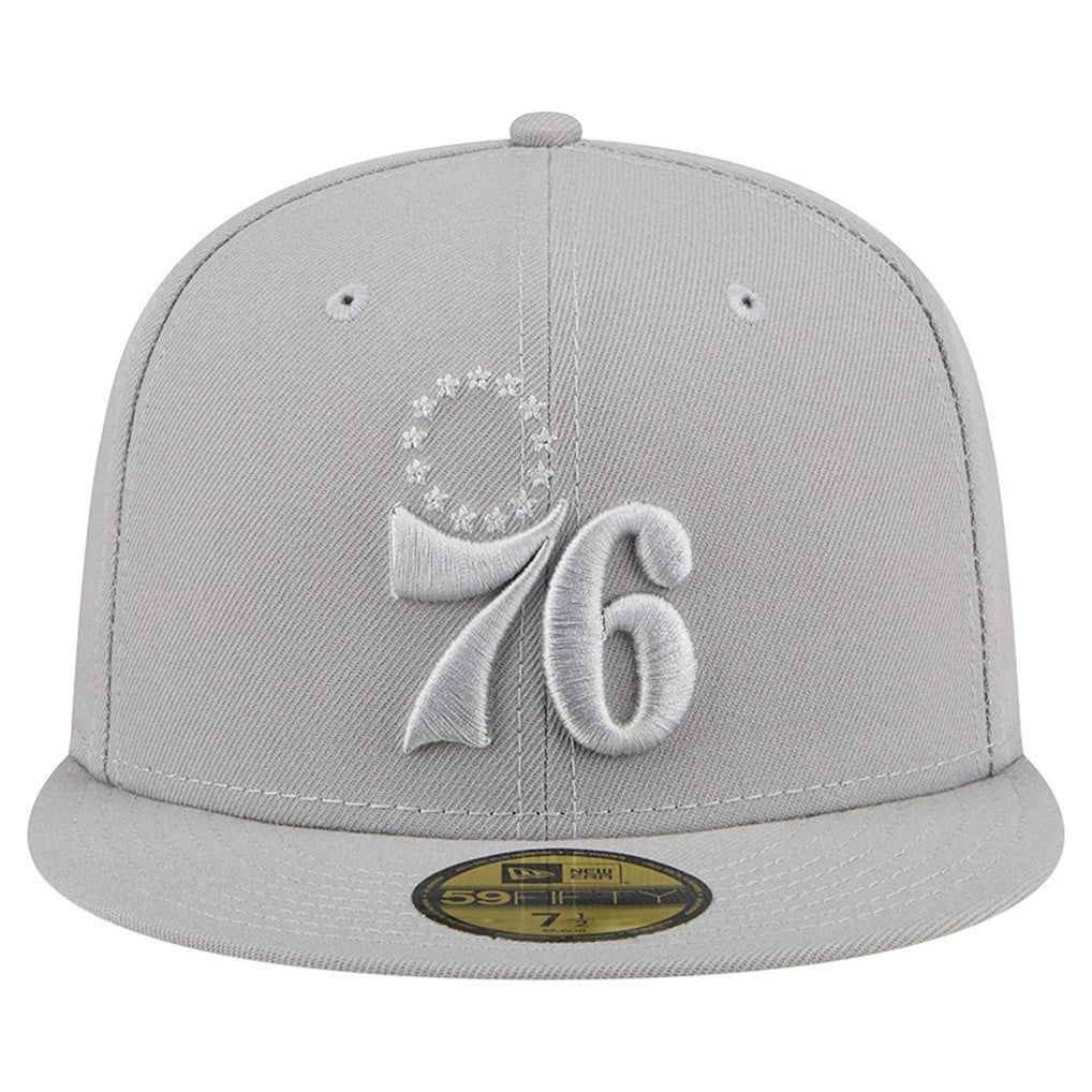 Philadelphia 76ers Color Pack 59FIFTY Fitted Hat Gray | New Era