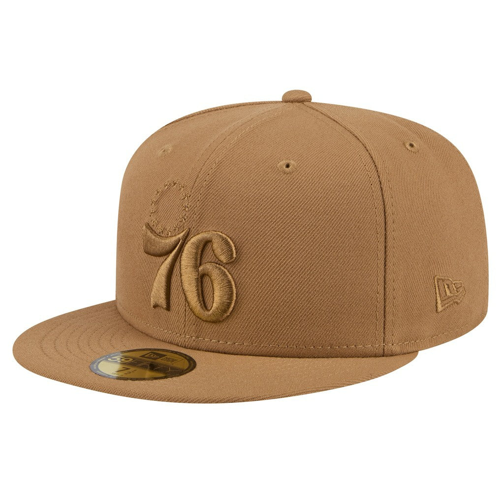 Philadelphia 76ers 59FIFTY Fitted Hat Tan | New Era outlet