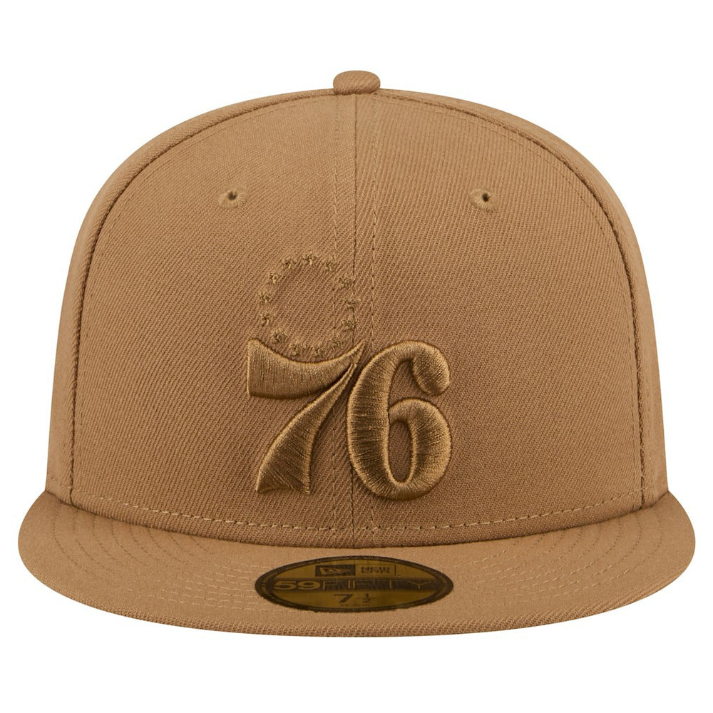 Philadelphia 76ers 59FIFTY Fitted Hat Tan | New Era outlet