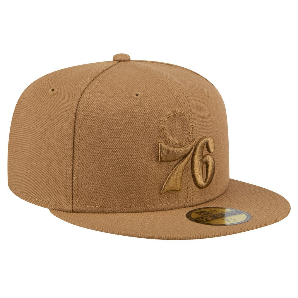 Philadelphia 76ers 59FIFTY Fitted Hat Tan | New Era outlet