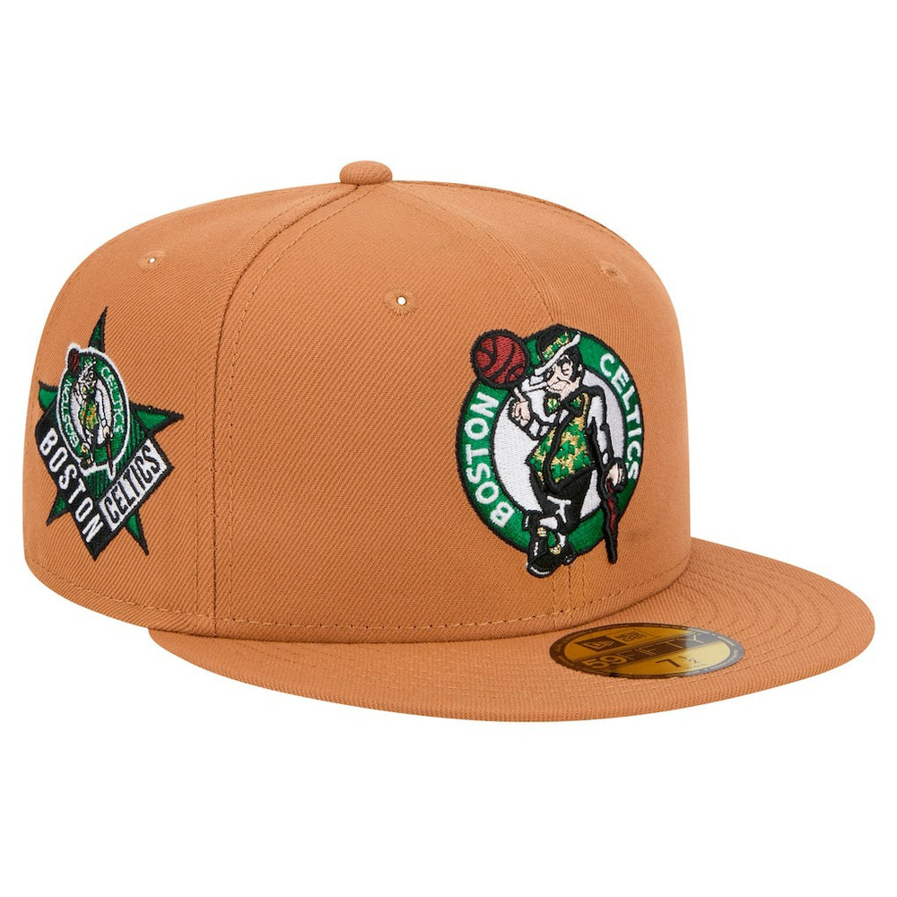 Boston Celtics Color Pack 59FIFTY Fitted Hat Tan | New Era online