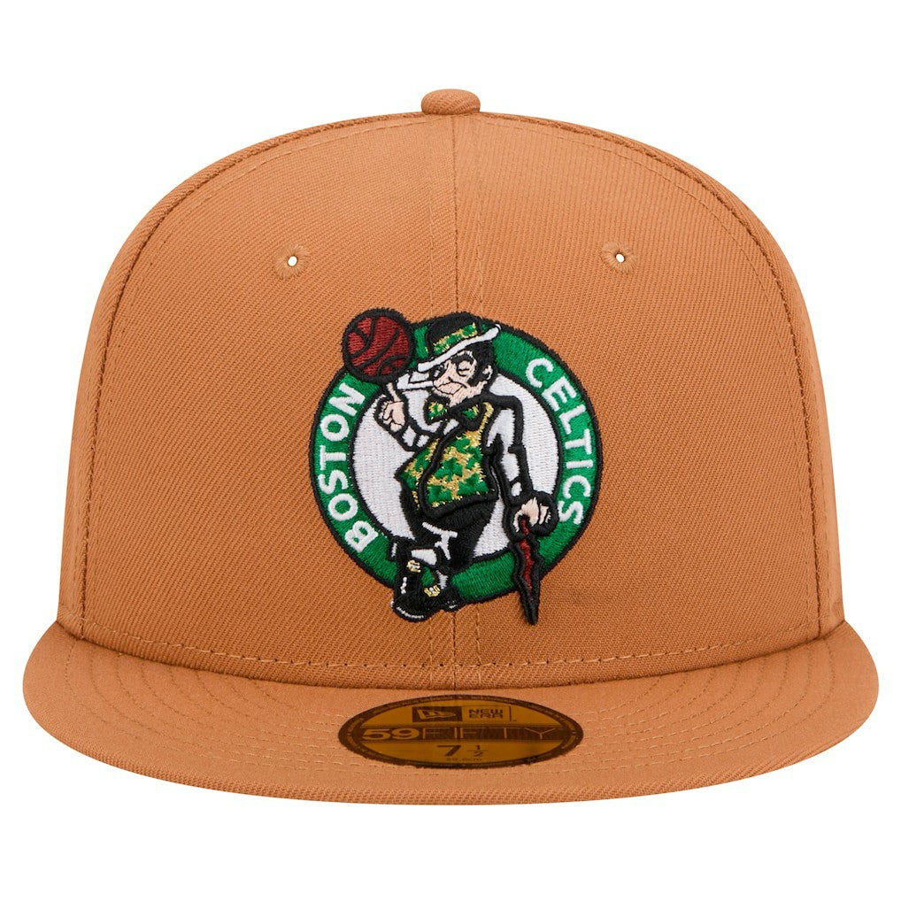 Boston Celtics Color Pack 59FIFTY Fitted Hat Tan | New Era online