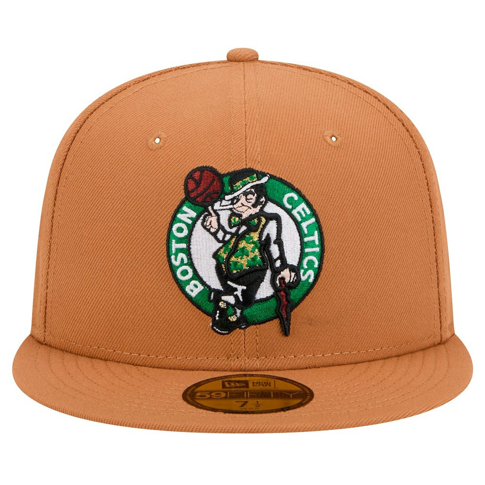 Boston Celtics Color Pack 59FIFTY Fitted Hat Tan | New Era online