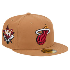 Miami Heat Color Pack 59FIFTY Fitted Hat Tan | New Era