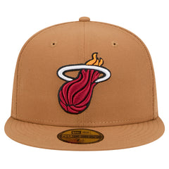 Miami Heat Color Pack 59FIFTY Fitted Hat Tan | New Era