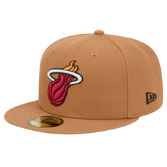 Miami Heat Color Pack 59FIFTY Fitted Hat Tan | New Era