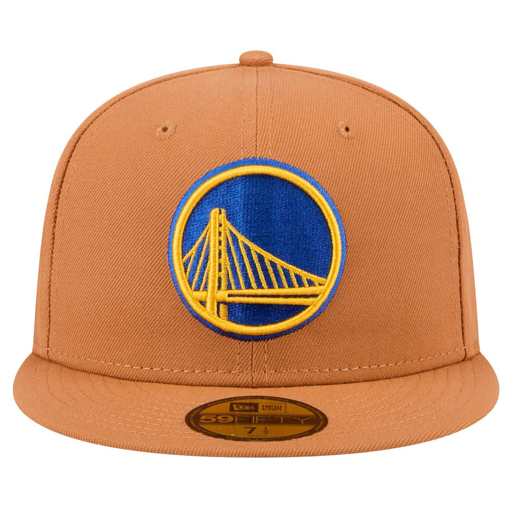 Golden State Warriors Color Pack 59FIFTY Fitted Hat for sale Tan | New Era Near Me