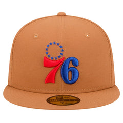 Philadelphia 76ers Color Pack 59FIFTY Fitted Hat Tan | New Era online